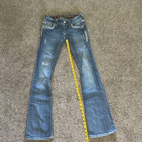 Rock revival light wash boot cut jeans size 25 - Picture 4 of 4